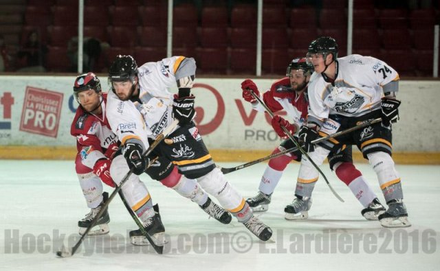 Photo hockey match Briançon  - Brest  le 24/09/2016