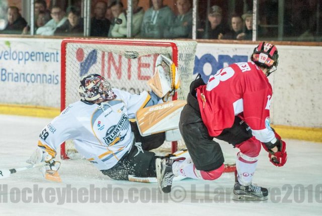 Photo hockey match Briançon  - Brest  le 24/09/2016