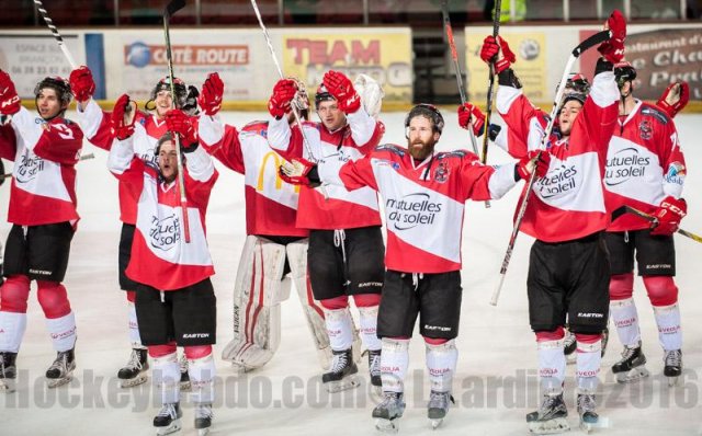 Photo hockey match Briançon  - Brest  le 24/09/2016