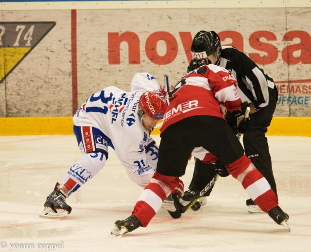 Photo hockey match Chamonix / Morzine - Lyon le 27/09/2016