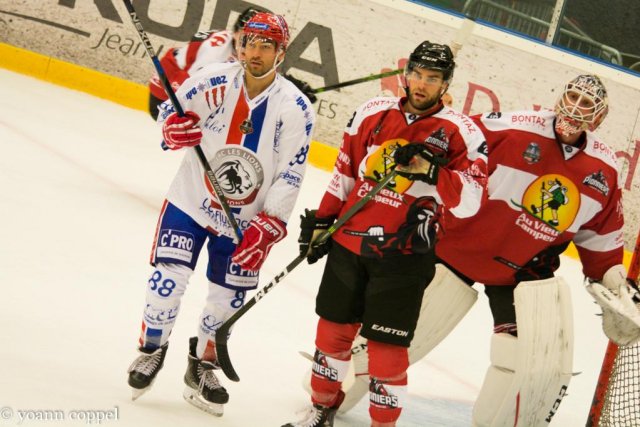 Photo hockey match Chamonix / Morzine - Lyon le 27/09/2016