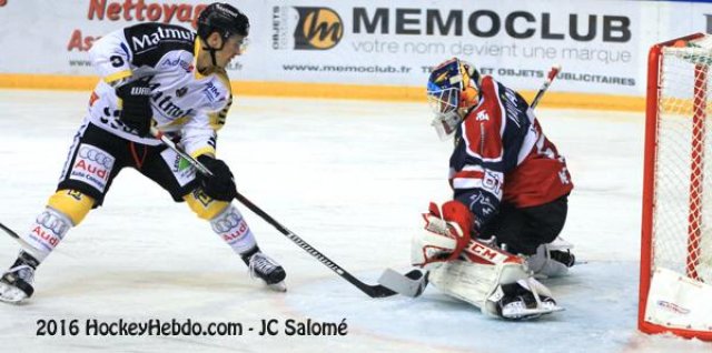 Photo hockey match Grenoble  - Rouen le 27/09/2016