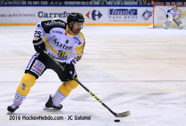 Photo hockey match Grenoble  - Rouen le 27/09/2016