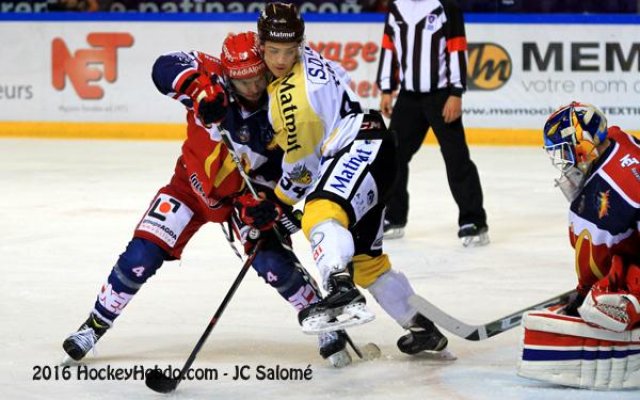 Photo hockey match Grenoble  - Rouen le 27/09/2016