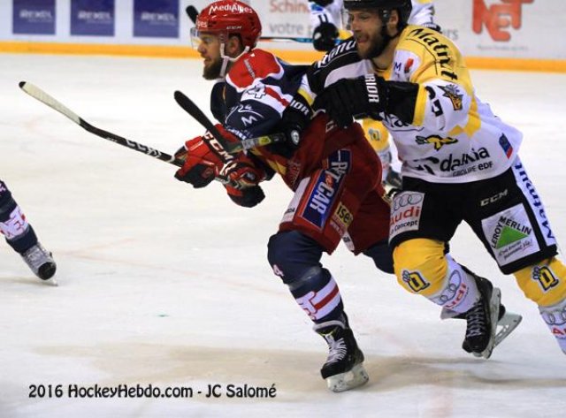 Photo hockey match Grenoble  - Rouen le 27/09/2016