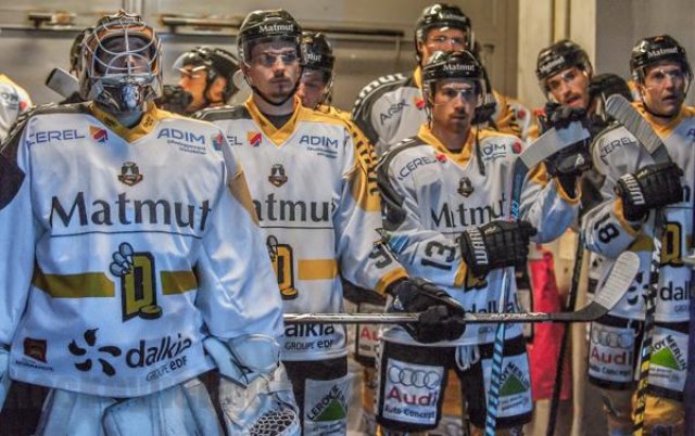 Photo hockey match Grenoble  - Rouen le 27/09/2016