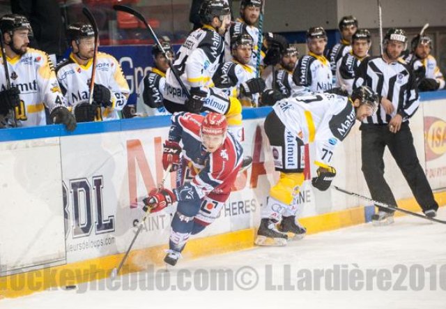 Photo hockey match Grenoble  - Rouen le 27/09/2016