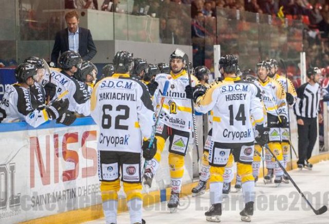 Photo hockey match Grenoble  - Rouen le 27/09/2016