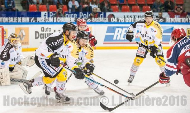 Photo hockey match Grenoble  - Rouen le 27/09/2016