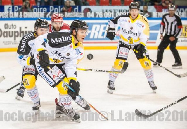 Photo hockey match Grenoble  - Rouen le 27/09/2016