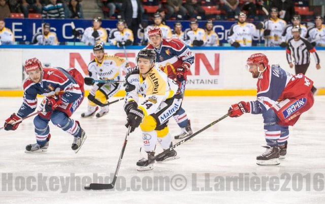 Photo hockey match Grenoble  - Rouen le 27/09/2016