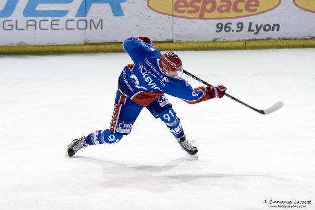 Photo hockey match Lyon - Amiens  le 30/09/2016