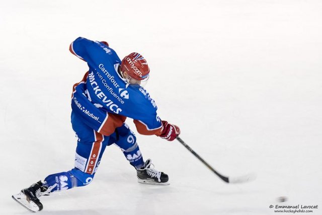 Photo hockey match Lyon - Amiens  le 30/09/2016