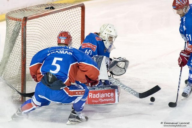 Photo hockey match Lyon - Amiens  le 30/09/2016