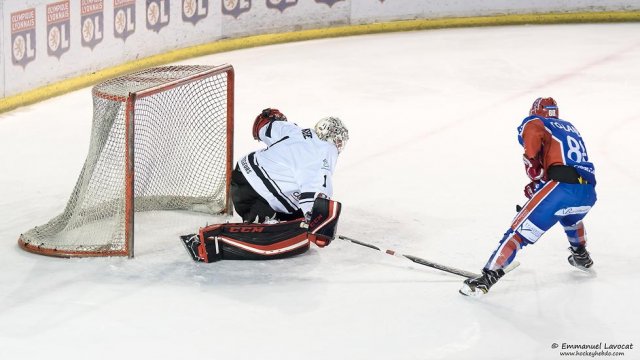 Photo hockey match Lyon - Amiens  le 30/09/2016