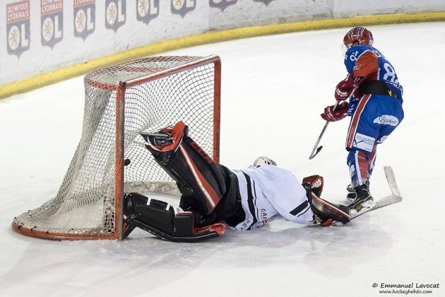 Photo hockey match Lyon - Amiens  le 30/09/2016