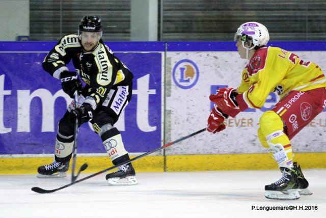 Photo hockey match Rouen - Dijon  le 30/09/2016