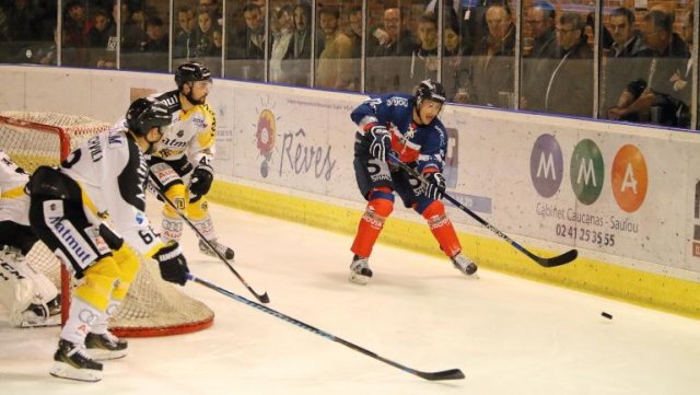 Photo hockey match Angers  - Rouen le 04/10/2016