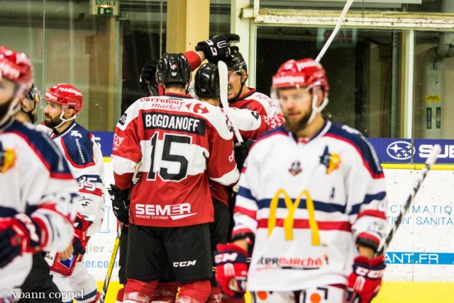 Photo hockey match Chamonix / Morzine - Grenoble  le 07/10/2016