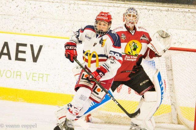 Photo hockey match Chamonix / Morzine - Grenoble  le 07/10/2016