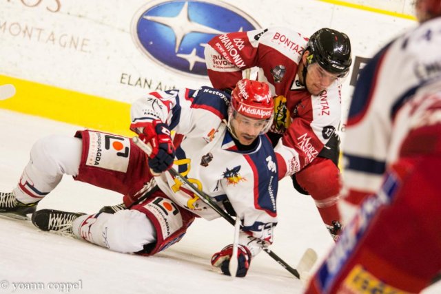 Photo hockey match Chamonix / Morzine - Grenoble  le 07/10/2016