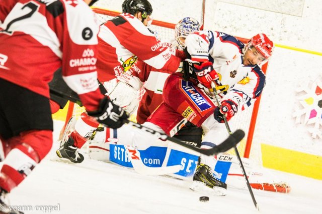 Photo hockey match Chamonix / Morzine - Grenoble  le 07/10/2016