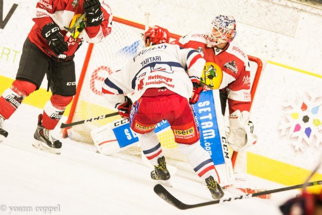 Photo hockey match Chamonix / Morzine - Grenoble  le 07/10/2016