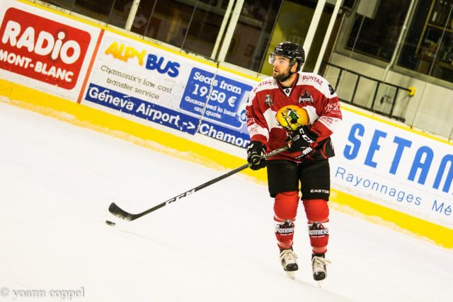 Photo hockey match Chamonix / Morzine - Grenoble  le 07/10/2016