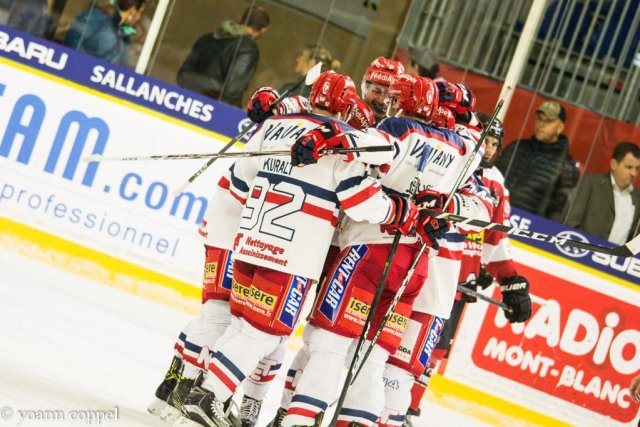 Photo hockey match Chamonix / Morzine - Grenoble  le 07/10/2016