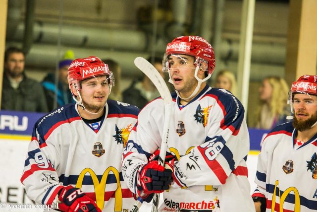 Photo hockey match Chamonix / Morzine - Grenoble  le 07/10/2016