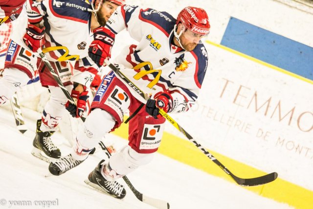 Photo hockey match Chamonix / Morzine - Grenoble  le 07/10/2016
