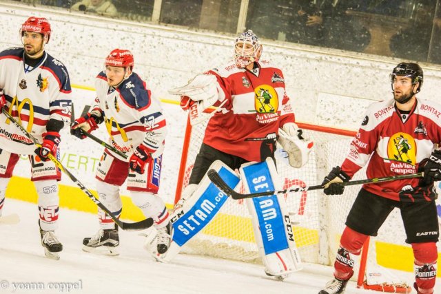 Photo hockey match Chamonix / Morzine - Grenoble  le 07/10/2016