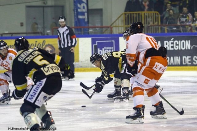 Photo hockey match Rouen - Epinal  le 07/10/2016