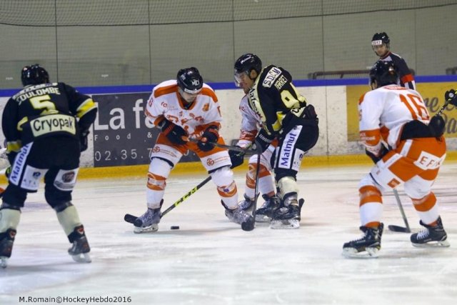 Photo hockey match Rouen - Epinal  le 07/10/2016