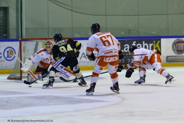 Photo hockey match Rouen - Epinal  le 07/10/2016
