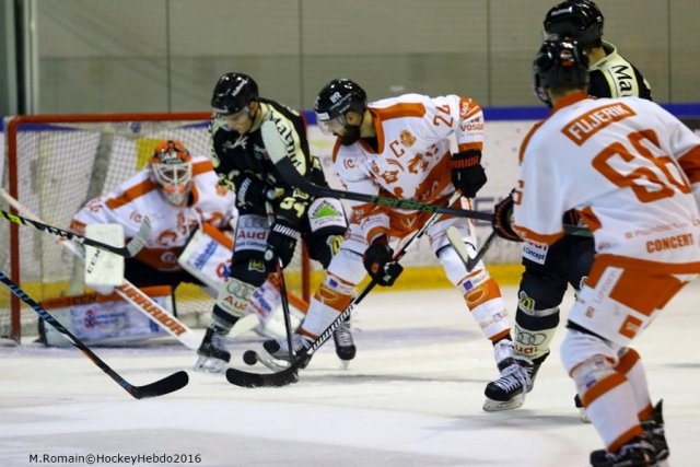 Photo hockey match Rouen - Epinal  le 07/10/2016