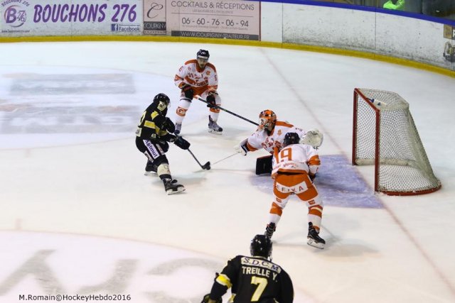 Photo hockey match Rouen - Epinal  le 07/10/2016