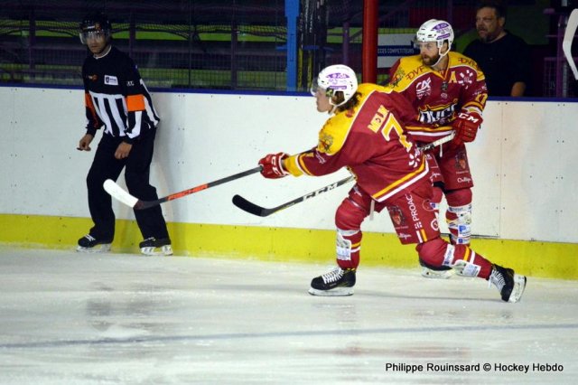 Photo hockey match Dijon  - Chamonix / Morzine le 09/10/2016