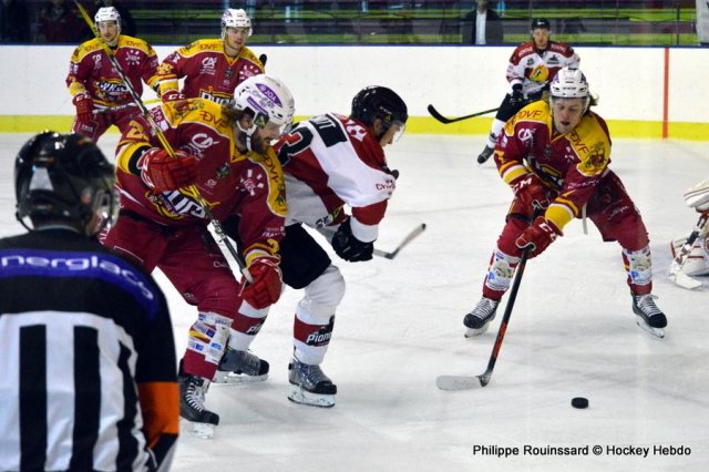 Photo hockey match Dijon  - Chamonix / Morzine le 09/10/2016