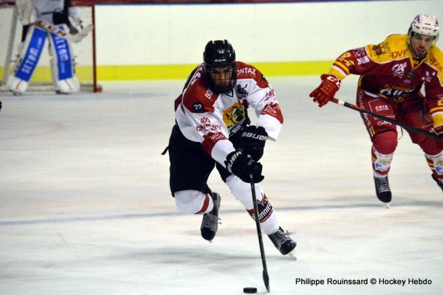 Photo hockey match Dijon  - Chamonix / Morzine le 09/10/2016