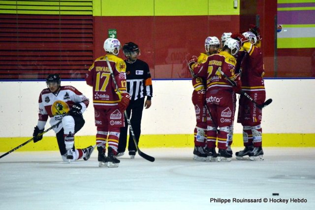 Photo hockey match Dijon  - Chamonix / Morzine le 09/10/2016