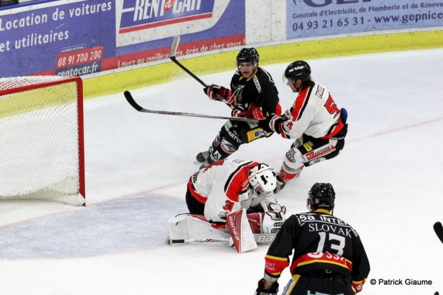 Photo hockey match Nice - Bordeaux le 07/10/2016