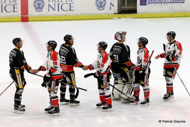 Photo hockey match Nice - Bordeaux le 07/10/2016