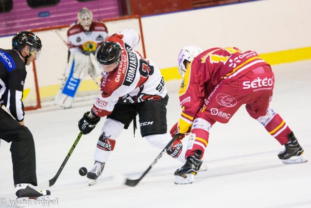 Photo hockey match Dijon  - Chamonix / Morzine le 09/10/2016