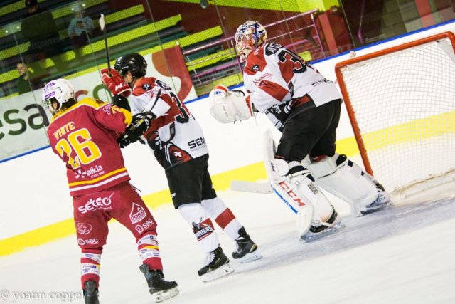 Photo hockey match Dijon  - Chamonix / Morzine le 09/10/2016