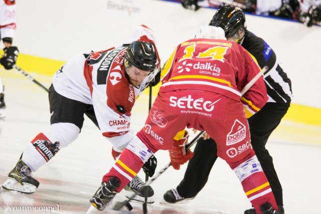 Photo hockey match Dijon  - Chamonix / Morzine le 09/10/2016