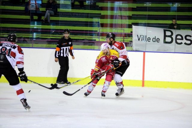Photo hockey match Dijon  - Chamonix / Morzine le 09/10/2016