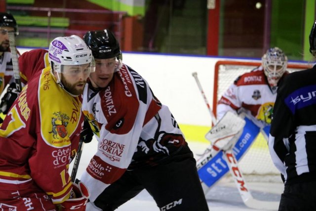 Photo hockey match Dijon  - Chamonix / Morzine le 09/10/2016