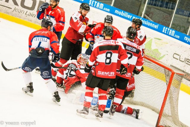 Photo hockey match Chamonix / Morzine - Angers  le 11/10/2016