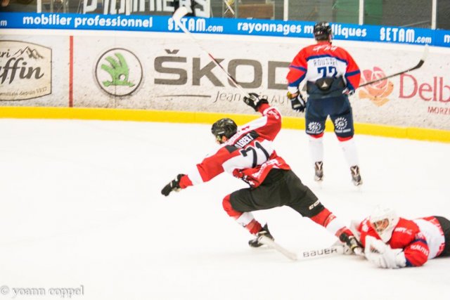 Photo hockey match Chamonix / Morzine - Angers  le 11/10/2016